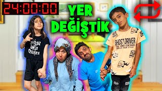 24 SAAT BOYUNCA YER DEĞİŞTİRDİK  ROLLER DEĞİŞİYOR [upl. by Arnst]