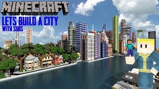 Minecraft Lets Build A City  Come Join  Ep 1 [upl. by Ardisj]