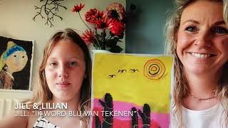 Studio Jocelyn  Online Tekenles voor kinderen  Jill amp Lilian vertellen [upl. by Vania27]