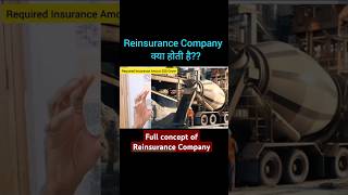 Reinsurance Company क्या होती है REINSURANCE [upl. by Devlin]