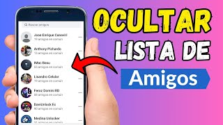 OCULTAR mi Lista de Amigos en mi Perfil de FACEBOOK 2024 [upl. by Thalassa312]