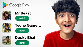 I PLAYED YOUTUBER GAMES ON PLAYSTORE [upl. by Nivk]