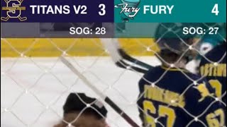 GBS Titans V2 Blue vs Belvedere Fury  202324 AHLIHSHL Game 3 [upl. by Harald]