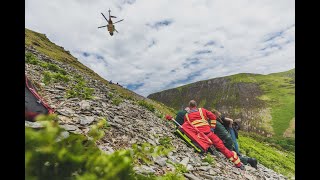 GNARLY MTB Crash ‘The Knife Edge’  Gee Atherton contains graphic images [upl. by Siocnarf]