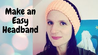 Easy Loom Knit Ear Warmer Headband Beginner Friendly [upl. by Hyacinth]