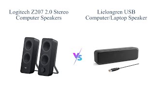 Logitech Z207 vs Upgraded USB Computer Speaker Comparison 🎧 [upl. by Siladnerb]