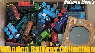 Some of Hulyan and Mayas Thomas amp Friends Wooden Railway Collection [upl. by Ungley]