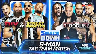 Tommaso Ciampa Johnny Gargano amp Street Profits Vs Bloodline Parte 2  Smackdown 06092024 Español [upl. by Faustena]