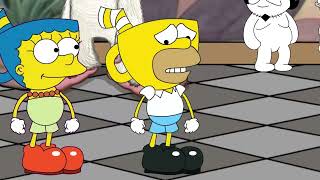 Homer Simpson in Cuphead meets King Dice ft OneyPlays 3LAMESTUDIO [upl. by Daniell]