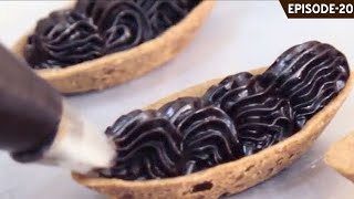 Learn how to make delicious eggless chocolate truffle filled boat tarts using just 6 ingredients [upl. by Iturk680]