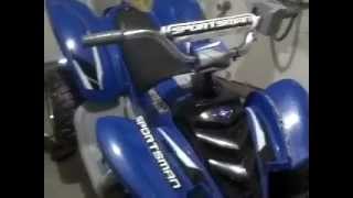 24v SUPERCHARGED Powerwheels Yamaha conversion [upl. by Aihsit]