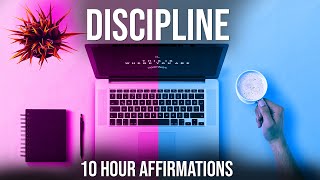 10 HOURS of Powerful Affirmations for Discipline Focus and Productivity 🧠 Reprogram Your Mind Here [upl. by Neyuh987]