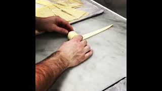 How to shape croissants  Shaping croissants croissant croissantlover shapingcroissants [upl. by Koral463]