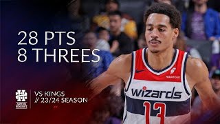 Jordan Poole 28 pts 8 threes vs Kings 2324 season [upl. by Ulphiah553]