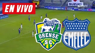 ORENSE VS EMELEC EN VIVO  LIGA PRO FECHA 4 [upl. by Noskcaj]