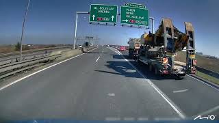 N 158 Mobil za volantem Bránění v předjíždění dashcam liberec praha [upl. by Ajidahk]