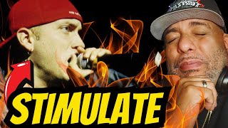 OLDIE BUT GOODIE  Eminem  Stimulate Lyrics  REACTION [upl. by Llenreb331]