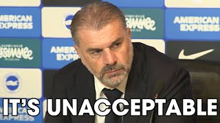 ANGE quotThis Was The Worst Defeat Since Ive Signedquot Brighton 32 Tottenham FULL PRESS CONFERENCE [upl. by Luciano879]