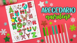 Cómo hacer el ABECEDARIO NAVIDEÑO  ABECEDARIOS CREATIVOS [upl. by Colley]