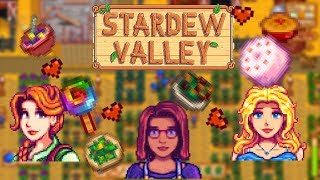 Быстрое получение всех сердец у ХэйлиЛеиМару Stardew Valley [upl. by Esirahs]