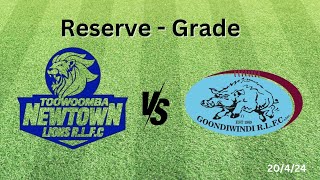 Newtown Lions v Goondiwindi Boars Res  Grade 20424 [upl. by Dibb]