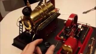 WILESCO D21 Live mini steam engine run [upl. by Iknarf673]