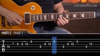 EUROPA de Carlos Santana GUITAR COVER con Tabs Grandes melodías de guitarra  Guitarraviva [upl. by Anneyehc907]