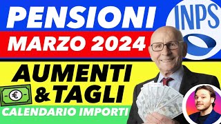 PENSIONI MARZO 👉 AUMENTI IMPORTI TAGLI E CALENDARIO RIFORMA IRPEF E COMUNI [upl. by Edny]