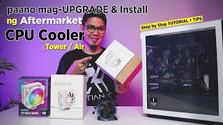 VLOG paano magUPGRADE amp INSTALL ng Aftermarket CPU TowerAir Cooler AM4 Ph [upl. by Aushoj93]