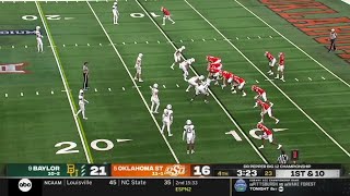 9 Baylor vs 5 Oklahoma State THRILLING Ending  2021 College Football [upl. by Seek]