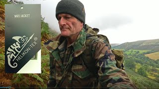 helikon tex genuine m65 jacket review and test in the black mountains [upl. by Atisor]