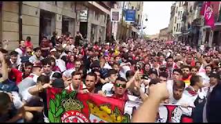 Corteo Cultural Leonesa vs FC Barcelona B  ASCENSO A 2ª 28052017 [upl. by Bernadette488]