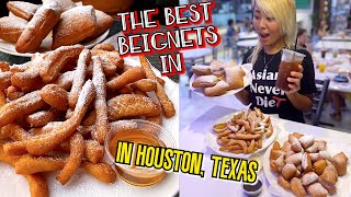 THE BEST BEIGNETS IN HOUSTON TEXAS RainaisCrazy at Chez Beignets [upl. by Opiuuk545]