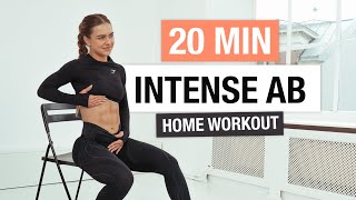 20 MIN INTENSE AB WORKOUT  24day FIT challenge [upl. by Indys972]