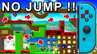 Who Can Pass The Mario Maze Without Jumping   Super Smash Bros Ultimate [upl. by Tirrell]