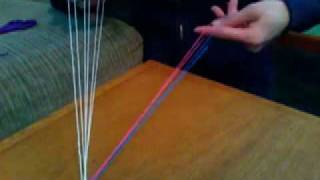 How to do 5 finger loop braid [upl. by Yenolem]