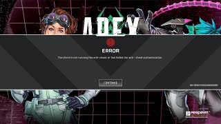 Apex Legends Easy Anti Cheat Client not running anti cheat or failed authentication error fix [upl. by Ruenhs]