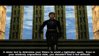 Star Wars  Jedi Knight II Jedi Outcast Walkthrough  Yavin Temple and Trial [upl. by Scopp]