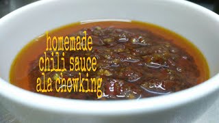 Homemade chili sauce ala Chowking [upl. by Alleunamme]