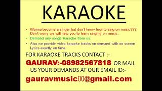 Sowparnikamrutha Full Karaoke by Gaurav [upl. by Aynwad]