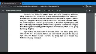 Fizikte Matematik Metotlar 2 Önsöz [upl. by Noremmac475]