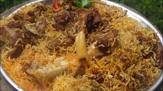 Mutton MeetBiryani recipe बकरे कामटन बिरयानी रेसिपी बकरे का मीट की विधि बनाने का तरीका [upl. by Edras252]