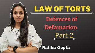 Defamation PART2 Law of Torts [upl. by Korella]