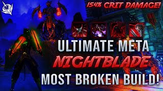 ULTIMATE META NIGHTBLADE PvP BUILD 💀 INSANE DAMAGE  SOLO amp GROUP BUILD 💀 ESO NB Build [upl. by Gaivn568]