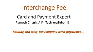 Chapter17  Interchange Fees  MDR  Merchant Discount Rate  What is interchange Fee [upl. by Betta18]