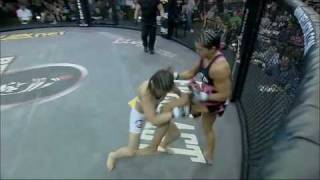 Bellator MMA Highlight Zoila Frausto Stunning Knee KO Over Rosi Sexton [upl. by Xavler7]