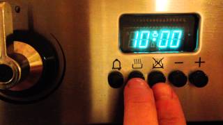 How to reset the clock on Smeg oven [upl. by Euqinmod409]