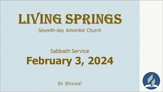 232024  Sabbath Service [upl. by Eyanaj]