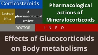 Actions of mineralocorticoids and Glucocorticoids effects on body metabolism UrduHindi [upl. by Nylhtac]