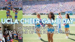 UCLA vs Washington State  UCLA Cheer football game day vlog [upl. by Sirk]